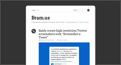 Desktop Screenshot of bram.us