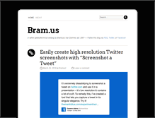 Tablet Screenshot of bram.us